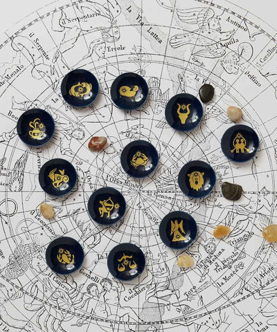 Mino Ware Constellations Plate