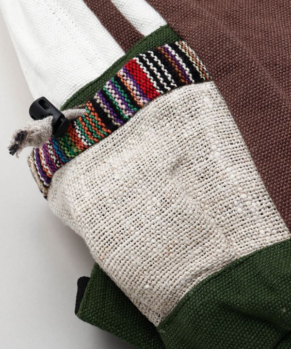 Nepali Woven Cotton Backpack